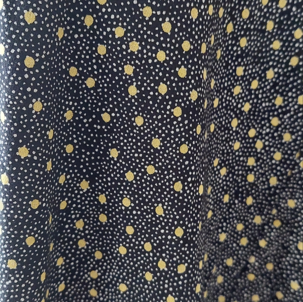Pennington's In Every Story Black and Yellow Polka Dot Sleeveless Plus Size 2X - Picture 4 of 10